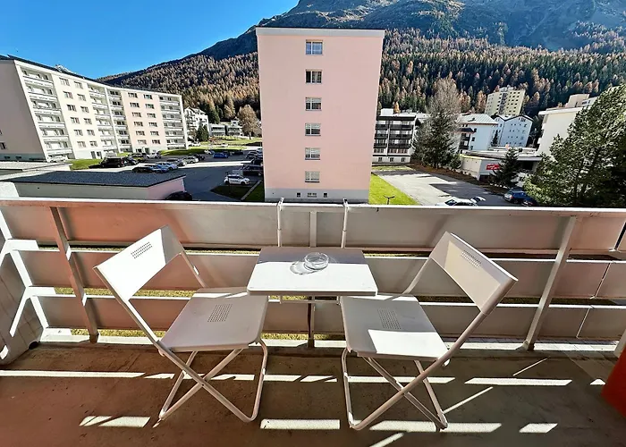 Sk213 - Alpin-schick, 39m2, & Sport, Mit Pool Apartman St. Moritz